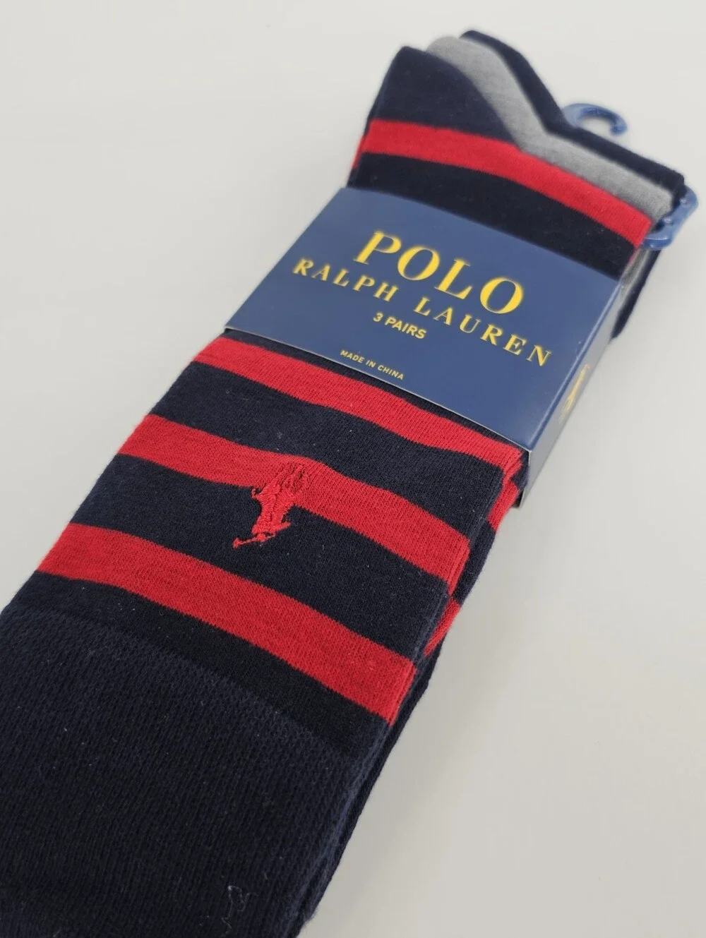 Polo Ralph Lauren RL 3 pairs Pony Dress Socks Men's